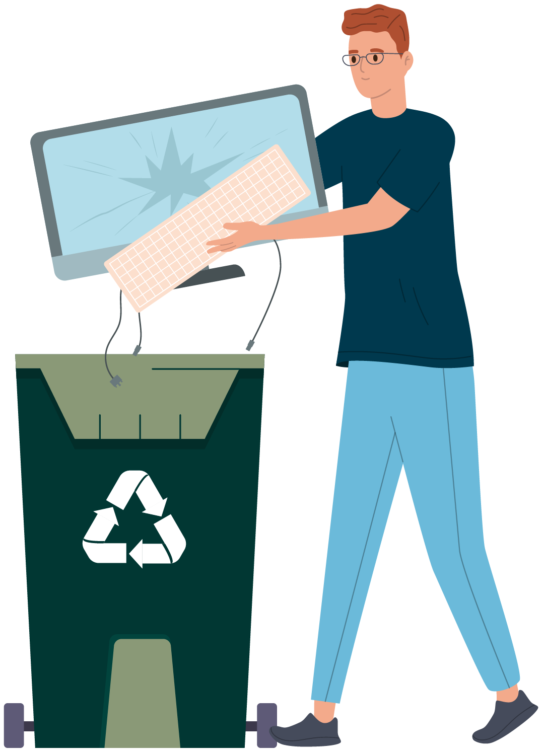 Electronic trash